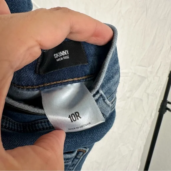 Express Skinny High rise Women's Blue Jeans size 10 - Picture 5 of 6